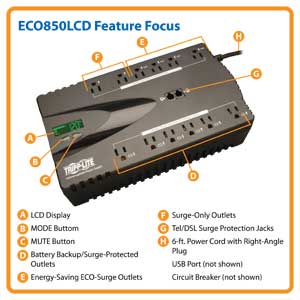 ECO850LCD Feature Focus
